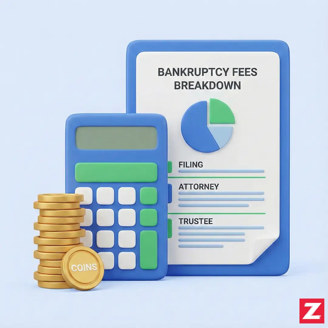 bankruptcy fees breakdown