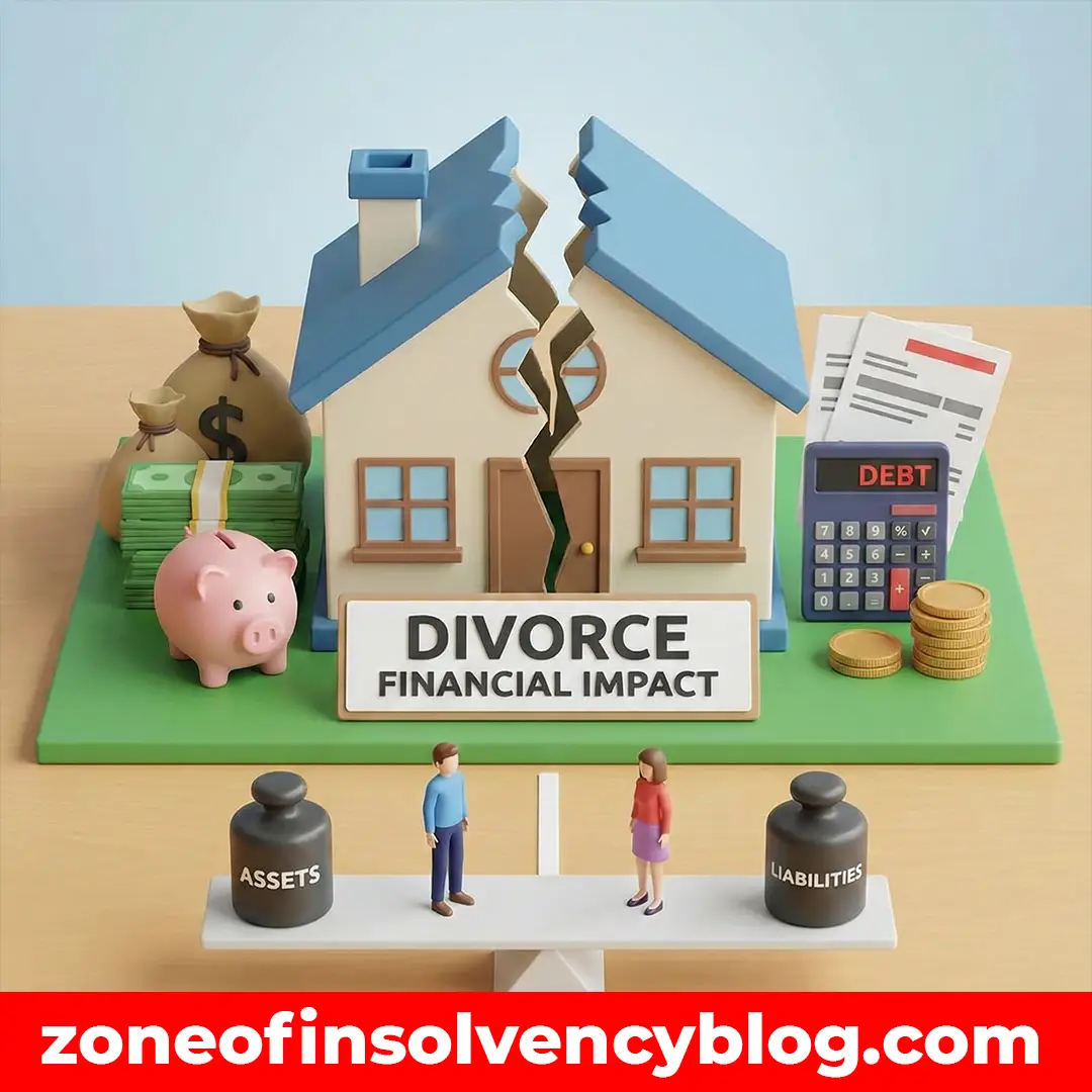 divorce financial impact
